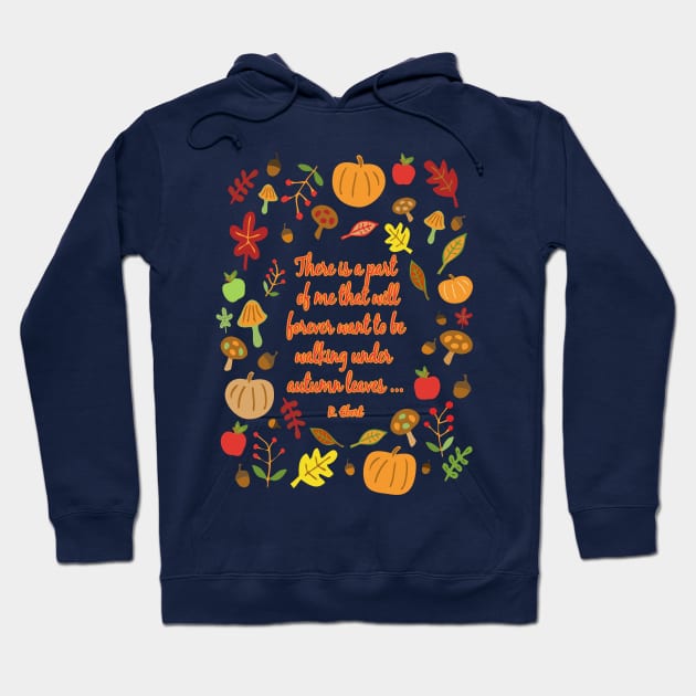 Autumn Leaves Hoodie by RockettGraph1cs